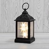 Фонарь декоративный 10LED теплый белый цвет свечения с эффектом мерцания 11х11х22.5см 513-065 Neon-Night