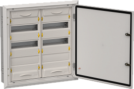 Корпус металлический ЩРв-72 (2х36) 630х625х130мм IP31 серый (одна дверь)  TI5-50-V-2X036-31-7035 TITAN 5 IEK