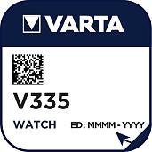 Элемент питания V335 (SR512SW) д/часов (00335 101 111) батарейка оксид-серебряная 335101111 VARTA