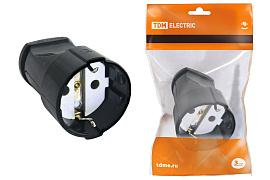 Кабельная розетка 2П+3 16А 250B черная SQ1806-0132 TDM