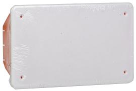 Коробка КМ41006 распаячная для твердых стен 172x96x45 (с саморезами, с крышкой)