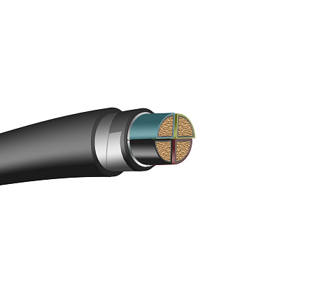 Изображение товара Кабель алюминиевый бронированный АВБШв 4х70 мс -1 Элпром