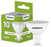 Лампа светодиодная MR16 софит 10Вт 230В 4000К GU5.3 GENERICA
