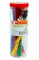 Набор цветных хомутов пластик. HX-2 07-7202 Rexant