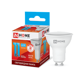 Лампа светодиодная 11 Вт LED-JCDRC-VC 230В GU10 4000К 820Лм 4690612023489 IN HOME