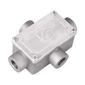 DKC 6430-16A Коробка ответвительная алюминиевая, 4 ввода, М16х1,5,IP55,118х83х42мм