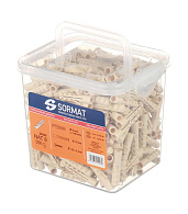 Изображение товара Дюбель нейлоновый NAT 8х40 (ведро 350 шт.) Sormat 92008