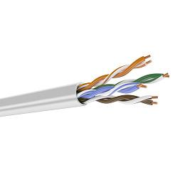 Витая пара U/UTP кат.5E 4х2х0,51+/0,01 (24 AWG) PVCLS нг(А)-LSLTx белый solid indoor (305м) DR-140017 DATAREX