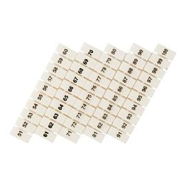 Маркеры для JXB-ST 1,5 с нумерацией 50-100 (10 шт.) zb-st-1.5-50-100 EKF PROxima