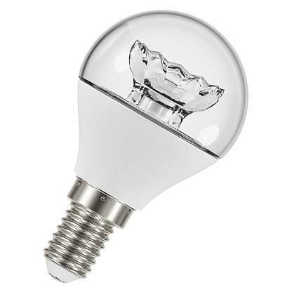 Изображение товара Лампа светодиодная OSRAM Classic B&P G45 5.4 Вт E14 3000K 470Лм прозрачная