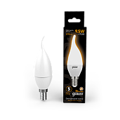 Лампа светодиодная 9,5 Вт E14 CA37 3000K 890Лм LED Свеча на ветру 104101110 GAUSS