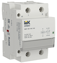 Контактор модульный ARMAT KMR 100А 230В AC 1НО 1НЗ AR-KMR10-100-11-230 IEK