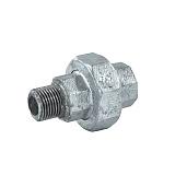 Американка чугунная оцинкованная Ду 32мм 1 1/4" ВР/НР Fittex PLUS 128-0886