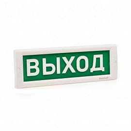 Оповещатель охранно-пожарный комбинированный свето-звуковой (табло) КРИСТАЛЛ-24-К "Выход" Электротехника и Автоматика
