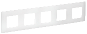 Рамка 5-местная SK-F05W арктический белый SKANDY SK-M52-K01 IEK