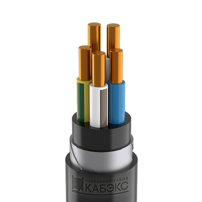 Изображение товара Кабель медный бронированный ВБШвнг(А)-LS 5х2,5ок 100м Кабэкс