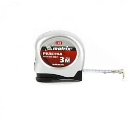 Рулетка Magnetic, 3 мх16 мм, магнитный зацеп  MATRIX 31010