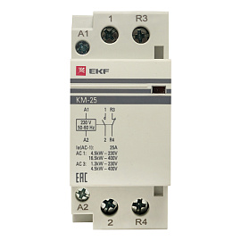Контактор модульный КМ 25А NО+NC (2 мод.) EKF PROxima