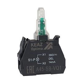 Световой блок OptiSignal D22 A45-SB-VQ3 зеленый 380 В AC с защитой от наводок ZBVQ3 362255 КЭАЗ
