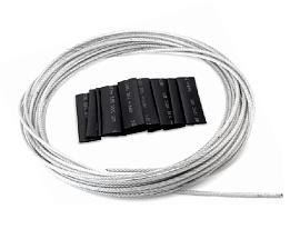 Комплект крепежа в водосточную трубу в 1 нитку, 20 м (трос+крепежи) Extherm DRAIN/1