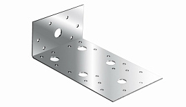 Уголок крепежный ассиметричный KUAS  90х50х55 цинк