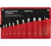 Набор ключей-трубок торцевых REXANT 6х22 мм, вороток, оцинкованные, 10 шт.