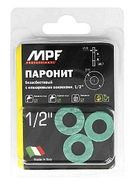 Прокладка 1/2 MPF безасбестовая (паронит) (3 шт.), MP
