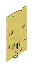 Монтажная плата для крепления на рейке DIN KIT DIN50022 RC..T1-T2 III-IV