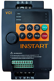 Преобразователь частоты VCI-G4.0-4B 4кВт 9А 3ф.вход/3ф.выход 342-440В торм.модуль Modbus RTU IP20 00110900 INSTART