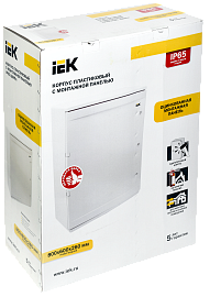 Щит пластиковый 800х600х260мм ЩМПп IP65 навесной белая дверь MKP93-N-806026-65 IEK