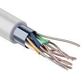 Кабель связи витая пара FTP 4PR 24AWG, CCA, CAT5e, PVC, серый, бухта 25м 01-0142-3-25 PROCONNECT