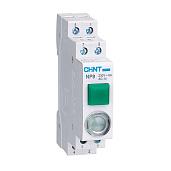 Кнопка модульная NP9-10D3/1 с подсветкой, 1НО, AC/DC230В, зеленый 584054 CHINT