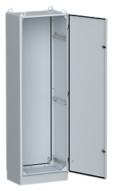 Щит 1800х600х400 (ВxШxГ) IP54 ЩМП 18.6.4 0 без монтажной панели, цоколь  RAL7035 YKM40-1864-54 IEK У2