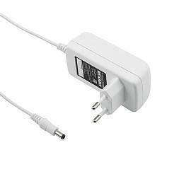 Источник питания 12V, 24W с DC разъемом подключения 5.5*2.1, IP23 Белый корпус 200-024-6