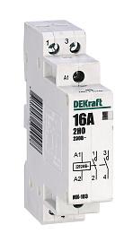 Контактор модульный 2НО 20А 230В МК-103 18057DEK DEKraft SE