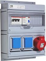 Бокс MPR16 с розетками в сборе, IP44, пластик 2CMA168997R1000 ABB
