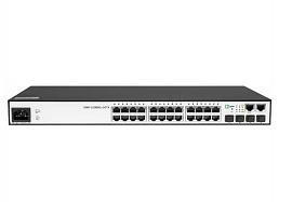 Коммутатор управляемый уровня 2+, 24 порта 10/100/1000Base-T и 4 порта 1/10GbE (SFP+) SNR-S2990G-24TX SNR