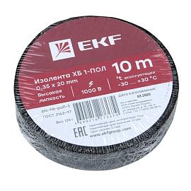 Изолента ХБ 1-ПОЛ 20мм/10м (125г) plc-hb-pol1-5 EKF PROxima