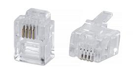 Коннектор телефонный RJ-11 6P4C  7012c Cabeus