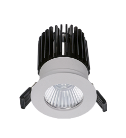 Светильник светодиодный встраиваемый QUO IP65/IP20 13 WH D45 EM3 3000К с драйвером 1507000950 Световые технологии