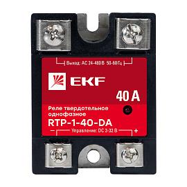 Реле твердотельное однофазное RTP-40-DA PROxima rtp-1-40-da EKF